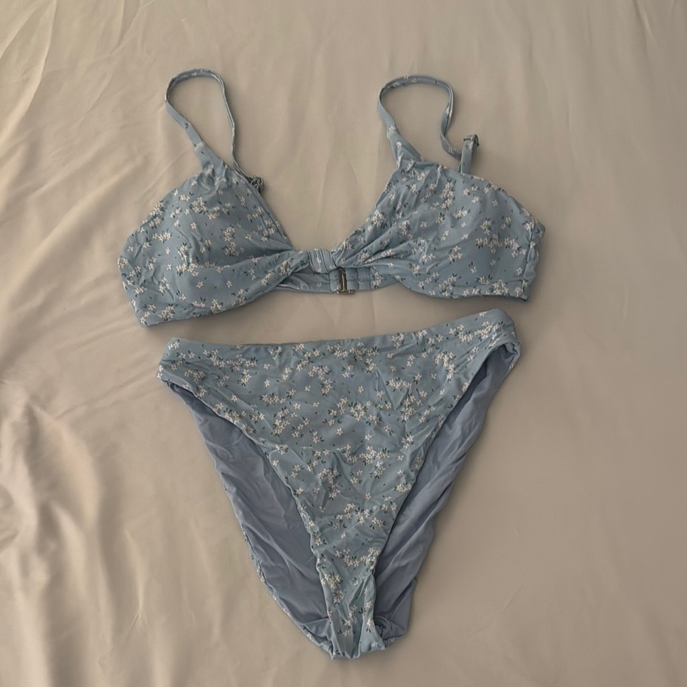 Dippin' Daisy's Blue Floral Bikini